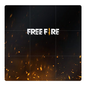 Магнитный плакат 3Х3 с принтом FREE FIRE в Белгороде, Полимерный материал с магнитным слоем | 9 деталей размером 9*9 см | Тематика изображения на принте: battle | battlegrounds | fire | free | game | games | garena | logo | mobile | royale | батлграунд | битва | гарена | гарено | игра | игры | королевская | лого | логотип | мобайл | онлайн | символ | фаер | фаир | фри