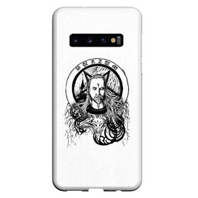 Чехол для Samsung Galaxy S10 с принтом Burzum в Белгороде, Силикон | Область печати: задняя сторона чехла, без боковых панелей | Тематика изображения на принте: burz | burzum | byelobog | cymophane | darkthrone | deathlike silence | mayhem | misanthropy | old funeral | блэк метал | бурзум | бурзун | варг викернес | дарк эмбиент | метал | тьма