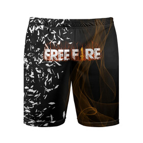 Мужские шорты спортивные с принтом FREE FIRE в Белгороде,  |  | free fire | free fire pc | game | garena | mobile game | royale | trsffb | битва онлайн | гарена | игра | огонь | свободный огонь | фри фаер