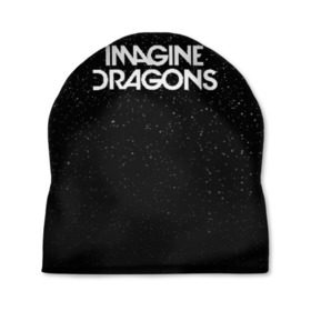 Шапка 3D с принтом IMAGINE DRAGONS (КАПЮШОН) в Белгороде, 100% полиэстер | универсальный размер, печать по всей поверхности изделия | evolve | id | imagine dragons | драконы | ид