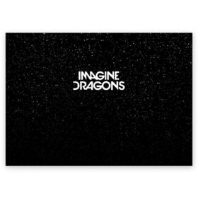 Поздравительная открытка с принтом IMAGINE DRAGONS (КАПЮШОН) в Белгороде, 100% бумага | плотность бумаги 280 г/м2, матовая, на обратной стороне линовка и место для марки
 | Тематика изображения на принте: evolve | id | imagine dragons | драконы | ид