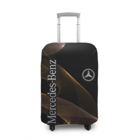 Чехол для чемодана 3D с принтом Mercedes в Белгороде, 86% полиэфир, 14% спандекс | двустороннее нанесение принта, прорези для ручек и колес | amg | mercedes | авто | автомобиль | иномарка | логотип | машина | мерседес | текстура