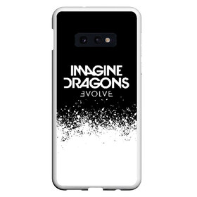 Чехол для Samsung S10E с принтом IMAGINE DRAGONS в Белгороде, Силикон | Область печати: задняя сторона чехла, без боковых панелей | evolve | id | imagine dragons | драконы | ид