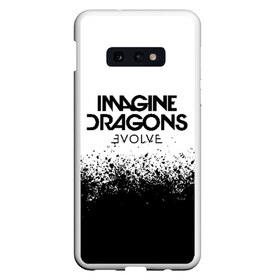 Чехол для Samsung S10E с принтом IMAGINE DRAGONS в Белгороде, Силикон | Область печати: задняя сторона чехла, без боковых панелей | evolve | id | imagine dragons | драконы | ид