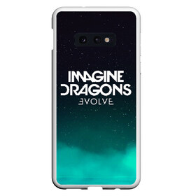 Чехол для Samsung S10E с принтом IMAGINE DRAGONS в Белгороде, Силикон | Область печати: задняя сторона чехла, без боковых панелей | evolve | id | imagine dragons | драконы | ид