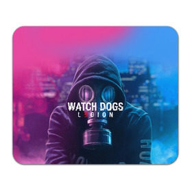 Коврик для мышки прямоугольный с принтом WATCH DOGS LEGION в Белгороде, натуральный каучук | размер 230 х 185 мм; запечатка лицевой стороны | ded sec | fox | hacker | legion | watch dogs | watch dogs 2 | watch dogs legion | легион | хакер
