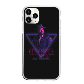 Чехол для iPhone 11 Pro матовый с принтом Jim Hopper в Белгороде, Силикон |  | eleven | film | jim hopper | movie | retrowave | stranger things | джим хоппер | кино | оди | очень странные дела | ретровейв | сериалы | фильмы