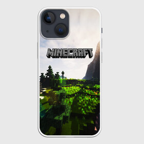 Чехол для iPhone 13 mini с принтом MINECRAFT в Белгороде,  |  | craft | creeper | dungeon | dungeons | earth | game | logo | mine | minecraft | mobile | online | дунгеонс | земля | зомби | игра | крипер | лого | майкрафт | майнкрафт | мобайл | онлайн | подземелье | подземелья