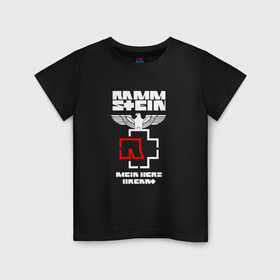 Детская футболка хлопок с принтом RAMMSTEIN | РАМШТАЙН (НА СПИНЕ) в Белгороде, 100% хлопок | круглый вырез горловины, полуприлегающий силуэт, длина до линии бедер | rammstein | рамштайн