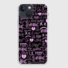 Чехол для iPhone 13 mini с принтом LIL PEEP LOGOBOMBING в Белгороде,  |  | awful things | hell boy | lil peep | lil prince | клауд | клауд рэп | лил пип | пееп. | пост эмо | реп | репер | рэп | рэпер | трэп | хип хоп | эмо трэп