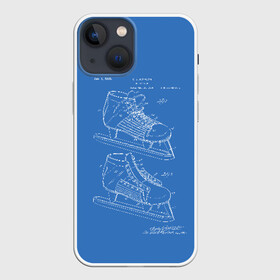 Чехол для iPhone 13 mini с принтом Patent   hocey в Белгороде,  |  | patent | зима | игра | идея | история | коньки | лёд | патент | разработка | сибирь | спорт | хокей | хоккей | чертеж | чертежи