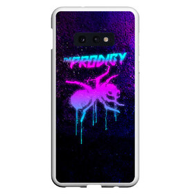 Чехол для Samsung S10E с принтом The Prodigy в Белгороде, Силикон | Область печати: задняя сторона чехла, без боковых панелей | big bit | breakbit | breakdance | club | electric punk | flint | kate | kate flint | liam | maxim | maxim reality | neon | prodigy | punk | synth | techno | techno punk | бигбит | неон | продиджи