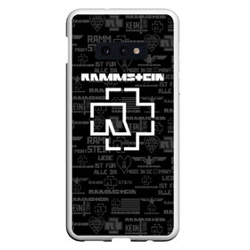 Чехол для Samsung S10E с принтом RAMMSTEIN в Белгороде, Силикон | Область печати: задняя сторона чехла, без боковых панелей | metallica | rammstein | rock | металл | музыка | раммштайн | рок