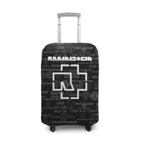 Чехол для чемодана 3D с принтом RAMMSTEIN в Белгороде, 86% полиэфир, 14% спандекс | двустороннее нанесение принта, прорези для ручек и колес | metallica | rammstein | rock | металл | музыка | раммштайн | рок