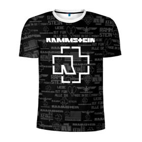 Мужская футболка 3D спортивная с принтом RAMMSTEIN в Белгороде, 100% полиэстер с улучшенными характеристиками | приталенный силуэт, круглая горловина, широкие плечи, сужается к линии бедра | metallica | rammstein | rock | металл | музыка | раммштайн | рок