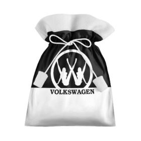 Подарочный 3D мешок с принтом Volkswagen в Белгороде, 100% полиэстер | Размер: 29*39 см | Тематика изображения на принте: brand | car | german | girls | logo | silhouette | volkswagen | автомобиль | девушки | логотип | марка | немецкий | силуэт