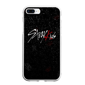 Чехол для iPhone 7Plus/8 Plus матовый с принтом STRAY KIDS в Белгороде, Силикон | Область печати: задняя сторона чехла, без боковых панелей | skz | stray kids | бан чан | ли ноу | скз | стрей кидс | сынмин | уджин | феликс | хан | хёджин | чанбин