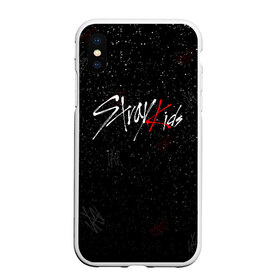 Чехол для iPhone XS Max матовый с принтом STRAY KIDS в Белгороде, Силикон | Область печати: задняя сторона чехла, без боковых панелей | skz | stray kids | бан чан | ли ноу | скз | стрей кидс | сынмин | уджин | феликс | хан | хёджин | чанбин