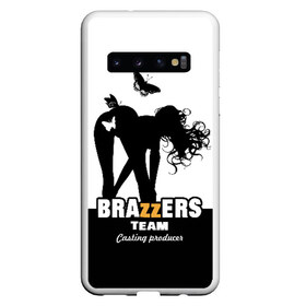 Чехол для Samsung Galaxy S10 с принтом Brazzers team Casting-producer в Белгороде, Силикон | Область печати: задняя сторона чехла, без боковых панелей | Тематика изображения на принте: adults | brazzers | butterflies | casting | girl | inscription | logo | movies | producer | silhouette | studio | team | бабочки | братья | девушка | кастинг | логотип | надпись | продюсер | силуэт | студия | фильмы