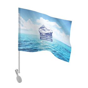 Флаг для автомобиля с принтом Marlin в Белгороде, 100% полиэстер | Размер: 30*21 см | fin | fishing | fishing line | hook | marlin | ocean | spinner | water | блесна | крючок | леска | марлин | океан | плавник | рыбалка