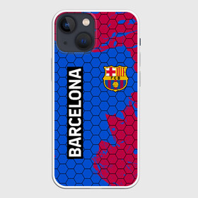 Чехол для iPhone 13 mini с принтом BARCELONA в Белгороде,  |  | barca | barsa | barselona | fc barcelona | leo messi | neimar | neymar | барселона | лионель месси | неймар | нэмар | футбол.