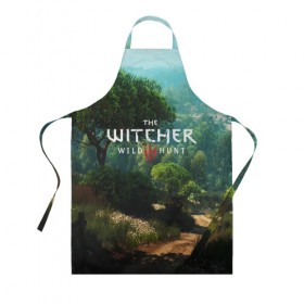 Фартук 3D с принтом THE WITCHER 3:WILD HUNT в Белгороде, 100% полиэстер | общий размер — 65 х 85 см, ширина нагрудника — 26 см, горловина — 53 см, длина завязок — 54 см, общий обхват в поясе — 173 см. Принт на завязках и на горловине наносится с двух сторон, на основной части фартука — только с внешней стороны | cd projekt red | ciri | game | geralt | geralt of rivia | gwynbleidd | the witcher | the witcher 3: wild hunt | ведьмак | ведьмак 3: дикая охота | геральт | геральт из ривии | цири | цирилла