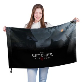 Флаг 3D с принтом THE WITCHER 3 в Белгороде, 100% полиэстер | плотность ткани — 95 г/м2, размер — 67 х 109 см. Принт наносится с одной стороны | cd projekt red | ciri | game | geralt | geralt of rivia | gwynbleidd | the witcher | the witcher 3: wild hunt | ведьмак | ведьмак 3: дикая охота | геральт | геральт из ривии | цири | цирилла