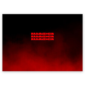 Поздравительная открытка с принтом RAMMSTEIN в Белгороде, 100% бумага | плотность бумаги 280 г/м2, матовая, на обратной стороне линовка и место для марки
 | lindemann | rammstein | рамштайн | тилль линдеманн