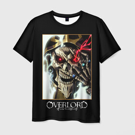 Мужская футболка 3D с принтом Overlord (5) в Белгороде, 100% полиэфир | прямой крой, круглый вырез горловины, длина до линии бедер | anime | king | manga | overlord | аинз оал гоун | альбедо | аниме | манга | оверлорд | повелитель
