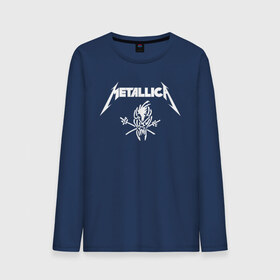 Мужской лонгслив хлопок с принтом METALLICA в Белгороде, 100% хлопок |  | metallica | metallica logo | rock | метал группа | металл | металлика логотип | музыка | рок | трэш метал | хеви метал