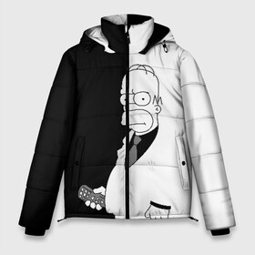 Мужская зимняя куртка 3D с принтом Гомер Симпсон в Белгороде, верх — 100% полиэстер; подкладка — 100% полиэстер; утеплитель — 100% полиэстер | длина ниже бедра, свободный силуэт Оверсайз. Есть воротник-стойка, отстегивающийся капюшон и ветрозащитная планка. 

Боковые карманы с листочкой на кнопках и внутренний карман на молнии. | homer simpson | simpsons | гомер симпсон | симпсоны