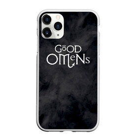 Чехол для iPhone 11 Pro Max матовый с принтом GOOD OMENS (КРЫЛЬЯ) в Белгороде, Силикон |  | Тематика изображения на принте: good omens | благие знамения | терри пратчетт