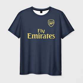 Мужская футболка 3D с принтом Arsenal third 19-20 в Белгороде, 100% полиэфир | прямой крой, круглый вырез горловины, длина до линии бедер | arsenal | aubameyang | champions league | england | англия | арсенал | лига чемпионов | лондон | обамеянг | премьер лига