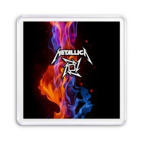 Магнит 55*55 с принтом Metallica в Белгороде, Пластик | Размер: 65*65 мм; Размер печати: 55*55 мм | metalica | metallica | группа | джеймс хэтфилд | кирк хэмметт | ларс ульрих | метал | металика | металлика | миталика | музыка | роберт трухильо | рок | трэш | трэшметал | хард | хеви