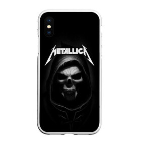 Чехол для iPhone XS Max матовый с принтом Metallica в Белгороде, Силикон | Область печати: задняя сторона чехла, без боковых панелей | metalica | metallica | группа | джеймс хэтфилд | кирк хэмметт | ларс ульрих | метал | металика | металлика | миталика | музыка | роберт трухильо | рок | трэш | трэшметал | хард | хеви