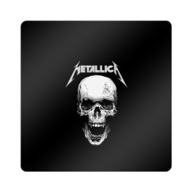 Магнит виниловый Квадрат с принтом Metallica в Белгороде, полимерный материал с магнитным слоем | размер 9*9 см, закругленные углы | metalica | metallica | группа | джеймс хэтфилд | кирк хэмметт | ларс ульрих | метал | металика | металлика | миталика | музыка | роберт трухильо | рок | трэш | трэшметал | хард | хеви