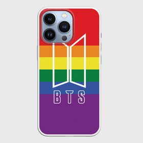 Чехол для iPhone 13 Pro с принтом BTS в Белгороде,  |  | bangtan boys | beyond the scene | boyband | boys | bts | chin | edm | emblem | hieroglyphs | hip hop | jimin | jj hope | k pop | logo | rainbow | rb | rm | shuga | south korean | бойбенд | ви | джей хоуп | иероглифы | логотип | мальчики | радуга | с