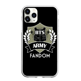 Чехол для iPhone 11 Pro матовый с принтом BTS Army Fandom в Белгороде, Силикон |  | Тематика изображения на принте: army | bangtan boys | beyond the scene | boys | bts | chin | edm | emblem | fandom | fans | hieroglyphs | hip hop | jimin | k pop | logo | rainbow | rb | rm | south korean | армия | бойбенд | ви | джей хоуп | иероглифы | логотип | мальчики | радуга 