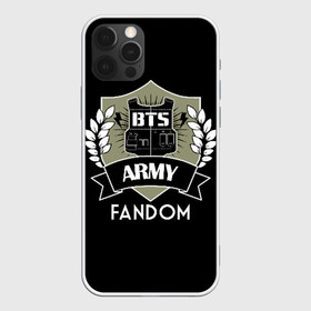 Чехол для iPhone 12 Pro Max с принтом BTS Army Fandom в Белгороде, Силикон |  | army | bangtan boys | beyond the scene | boys | bts | chin | edm | emblem | fandom | fans | hieroglyphs | hip hop | jimin | k pop | logo | rainbow | rb | rm | south korean | армия | бойбенд | ви | джей хоуп | иероглифы | логотип | мальчики | радуга 