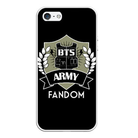 Чехол для iPhone 5/5S матовый с принтом BTS Army Fandom в Белгороде, Силикон | Область печати: задняя сторона чехла, без боковых панелей | Тематика изображения на принте: army | bangtan boys | beyond the scene | boys | bts | chin | edm | emblem | fandom | fans | hieroglyphs | hip hop | jimin | k pop | logo | rainbow | rb | rm | south korean | армия | бойбенд | ви | джей хоуп | иероглифы | логотип | мальчики | радуга 