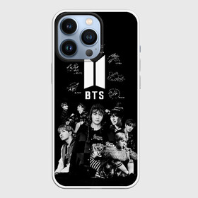 Чехол для iPhone 13 Pro с принтом BTS в Белгороде,  |  | autographs | bangtan boys | beyond the scene | boyband | boys | bts | chin | chonguk | edm | emblem | hip hop | jimin | jj hope | k pop | logo | rb | rm | shuga | south korean | wee | автографы | бойбенд | ви | джей хоуп | логотип | мальчики | сюга 