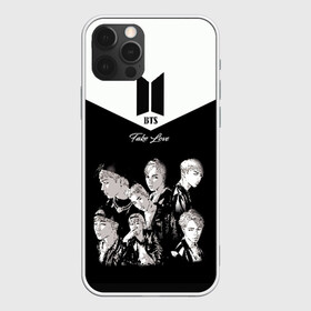 Чехол для iPhone 12 Pro Max с принтом BTS Take love в Белгороде, Силикон |  | bangtan boys | beyond the scene | boyband | boys | bts | chin | chonguk | edm | emblem | hip hop | jimin | jj hope | k pop | logo | r  b | rm | south korean | suga | wee | бойбенд | ви | возьми | джей хоуп | логотип | любовь | мальчики | сюга | хип 