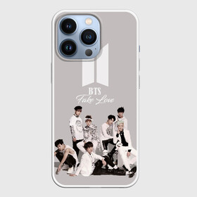 Чехол для iPhone 13 Pro с принтом BTS Take love в Белгороде,  |  | bangtan boys | beyond the scene | boyband | boys | bts | chin | chonguk | edm | emblem | hip hop | jimin | jj hope | k pop | logo | r  b | rm | south korean | suga | wee | бойбенд | ви | возьми | джей хоуп | логотип | любовь | мальчики | сюга | х