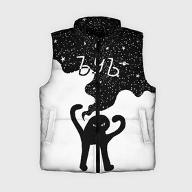 Женский жилет утепленный 3D с принтом ЪУЪ в Белгороде,  |  | angry | black | cat | hands raised up | meme | planets | silhouette | sky | space | stars | swing | звезды | злой | качели | космос | кот | мем | небо | планеты | поднятые вверх | руки | силуэт | съука | черный | ъуъ