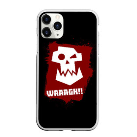 Чехол для iPhone 11 Pro матовый с принтом WAAAGH!! в Белгороде, Силикон |  | Тематика изображения на принте: 40000 | 40k | game | ork | orks | waaagh | warhammer | warhammer 40k | wh40k | игра | орки