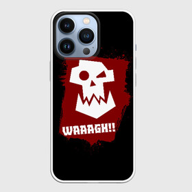 Чехол для iPhone 13 Pro с принтом WAAAGH в Белгороде,  |  | Тематика изображения на принте: 40000 | 40k | game | ork | orks | waaagh | warhammer | warhammer 40k | wh40k | игра | орки