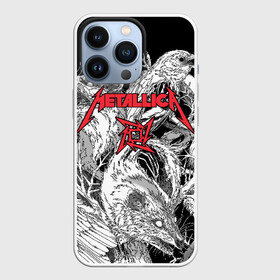 Чехол для iPhone 13 Pro с принтом Metallica в Белгороде,  |  | american | angry | emblem | james hetfield | kirk hammett | la | live | logo | metal band | metallica | rats | ravens | zombies | американская | вороны | джеймс хетфилд | живые | злые | зомби | кирк хэмметт | крысы | ларс ульрих | логотип | мета