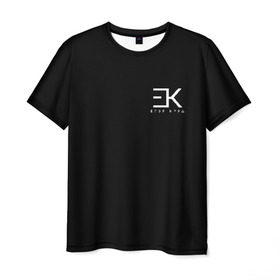 Мужская футболка 3D с принтом ЕГОР КРИД (НА СПИНЕ) в Белгороде, 100% полиэфир | прямой крой, круглый вырез горловины, длина до линии бедер | Тематика изображения на принте: ek | ek team | family | kreed | егор булаткин | егор крид | ек | крид