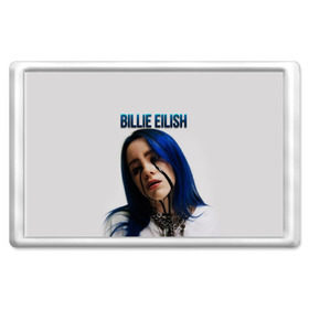 Магнит 45*70 с принтом BILLIE EILISH в Белгороде, Пластик | Размер: 78*52 мм; Размер печати: 70*45 | ayelish | bad guy | bellyache | bilie eilish | bilie elish | billie | billie eilish | eilish | electronic | elish | music | били айлиш | билли айлиш | эйлиш | элиш