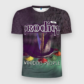 Мужская футболка 3D спортивная с принтом The Prodigy в Белгороде, 100% полиэстер с улучшенными характеристиками | приталенный силуэт, круглая горловина, широкие плечи, сужается к линии бедра | Тематика изображения на принте: prodigy | voodoo people | продиджи